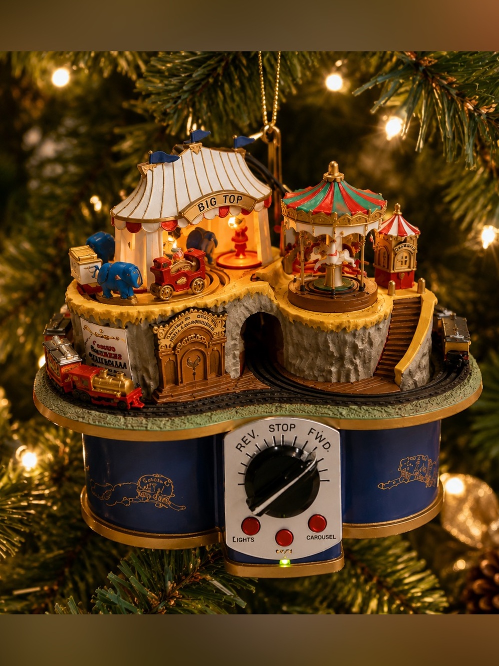 Hallmark Keepsake‎ Circus Mountain Railroad Holiday Ornament 2002